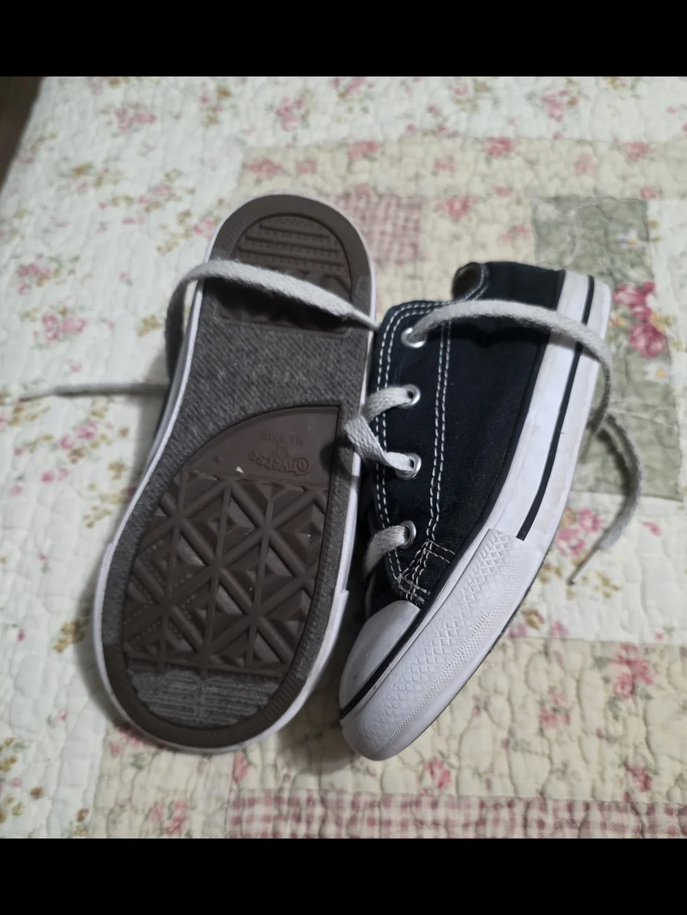 Converse Kids' All Star Low Top Sneakers in Black